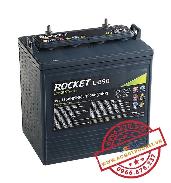 Bình ắc quy xe golf Rocket – “trái tim” của chiếc xe Golf
