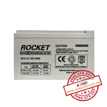 Ắc quy Viễn thông Rocket ES12-12 (12V-12Ah)