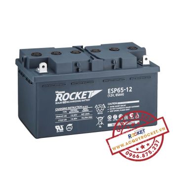 Ắc quy Năng lượng mặt trời Rocket ESP65-12 (12V-65Ah)