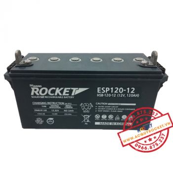 Ắc quy Năng lượng mặt trời Rocket ESP120-12 (12V-120Ah)