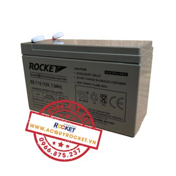 Ắc quy Viễn thông Rocket ES7-12 (12V-7Ah)