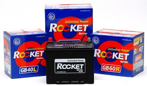 ắc quy ô tô vios rocket