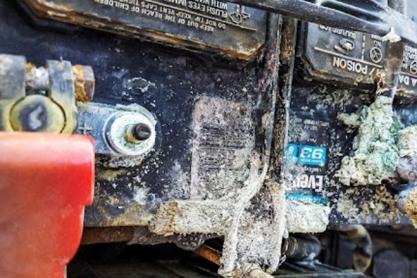 Trường hợp ắc quy bị sunfat hóa