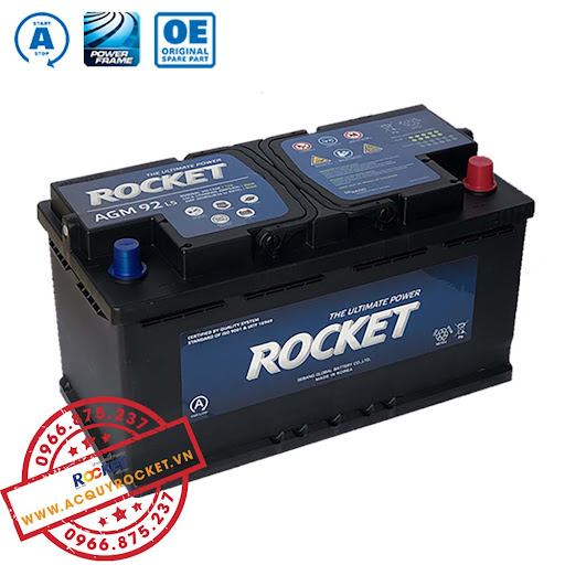Ắc quy Rocket kín khí VRLA công nghệ AGM