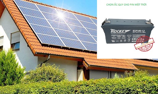 chọn ắc quy cho pin mặt trời