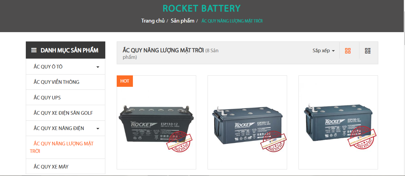  Mua ắc quy năng lượng mặt trời tại Công Ty TNHH Thương Mại & Dịch Vụ Hàn Quốc